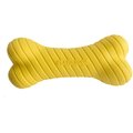 Playology Scented Dual Layer Bone Dog Toy, Large, Chicken Scented