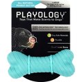 Playology Scented Dual Layer Bone Dog Toy, Large, Peanut Butter Scented