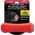 Playology Scented Squeaky Chew Stick Dog Toy, Large, Beef Scented