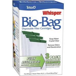 Tetra Whisper Bio-Bags Medium Filter Cartridge, 6 count