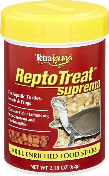 Tetrafauna ReptoTreat Supreme Krill Enriched Sticks Turtle, Newt & Frog Treats, 2.18-oz jar, bundle of 5 slide 1 of 7