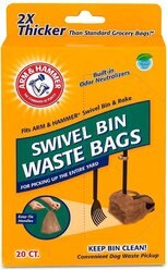 Arm & Hammer Swivel Bin Waste Bags, 20 count