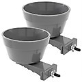 Frisco Cage Crock, Gray, 20 Ounces, 2 count