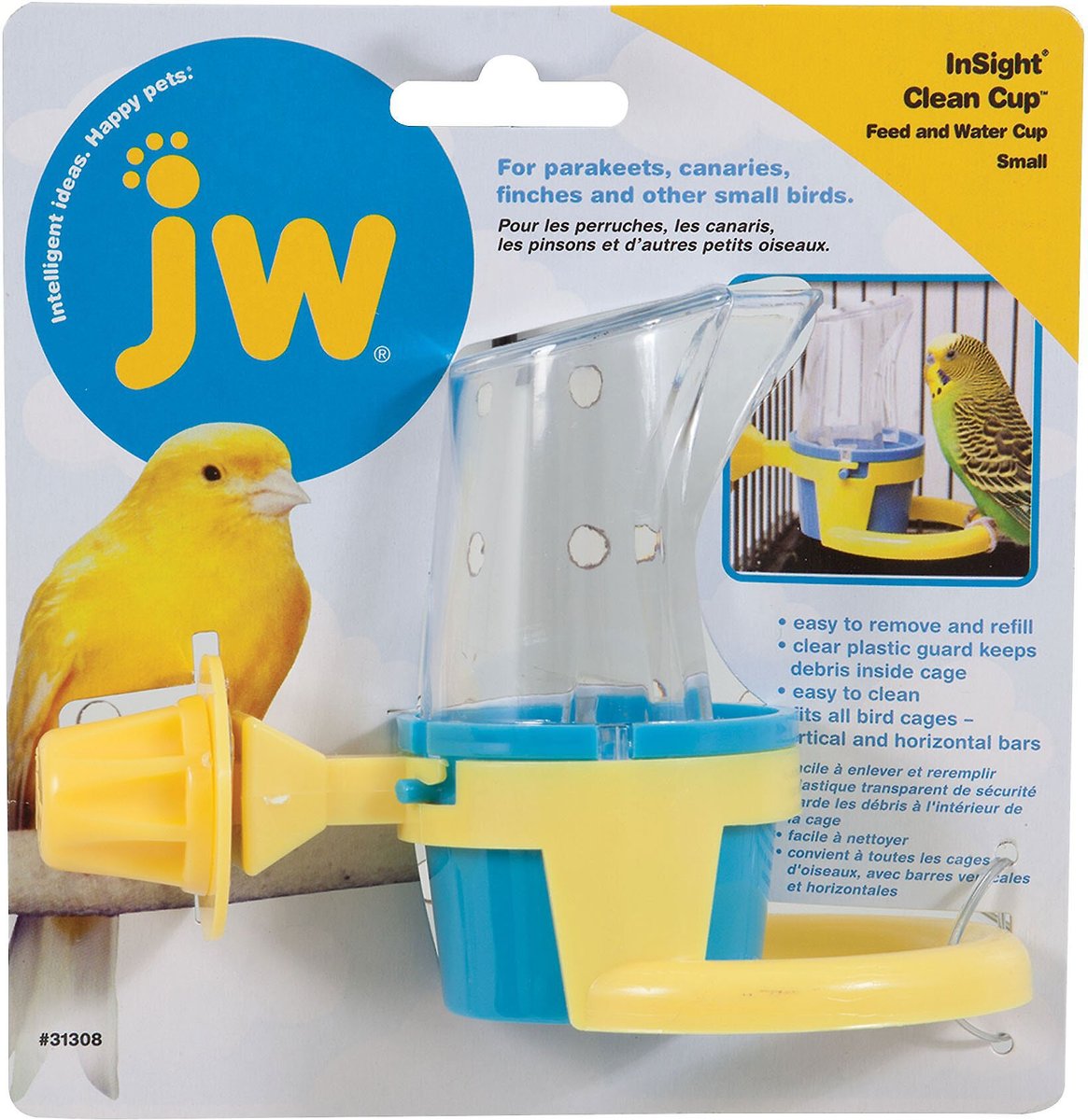 5 x 2Plastic Bird Canary Budgie lovebird Seed and Water Feeder 5 pairs10 Bottels 