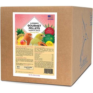 Lafeber Tropical Fruit Gourmet Pellets Canary Bird Food, 25-lb box