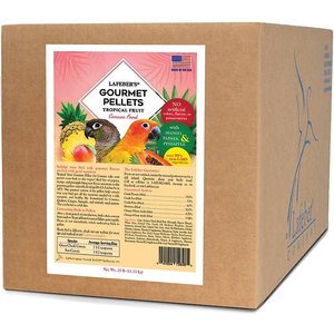 Lafeber Tropical Fruit Gourmet Pellets Conure Bird Food, 25-lb box