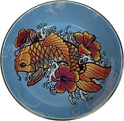 Komodo Koi Stainless Steel Reptile Bowl, 3-cup