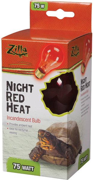 Zilla Night Red Heat Incandescent Reptile Terrarium Lamp, 75-watt slide 1 of 3