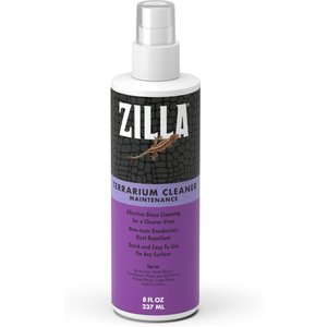 Zilla Reptile Terrarium Cleaner, 8-oz bottle