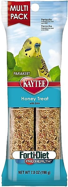 Kaytee Forti Diet Pro Health Honey Parakeet Treat Sticks, 4 count slide 1 of 4