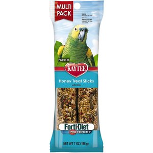 Kaytee Forti Diet Pro Health Honey Parrot Treat Sticks, 2 count