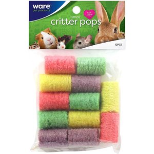 Ware Critter Pops Small Animal Fun Chew Treats, Small, 4 count