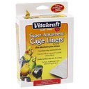 Vitakraft Parrot, Conure, Parakeet & Cockatiel Bird Cage Liners, 21 count