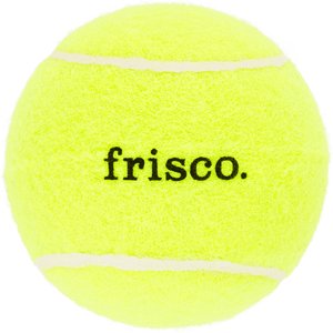Frisco Fetch Squeaking Tennis Ball Dog Toy, Large, 3 count