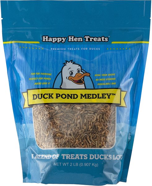 Happy Hen Treats Pond Medley Duck Treats, 2-lb bag, bundle of 2 slide 1 of 3