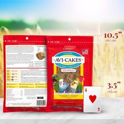 Lafeber Classic Avi-Cakes Small Bird Food, 8-oz bag, bundle of 2 slide 2 of 7