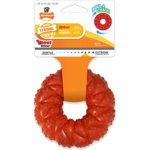 Nylabone Strong Chew Ring Beef Flavor Dog Chew Toy