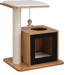 Teamson Pets Modern Hideaway 21-in Sisal Cat Tree & Condo 