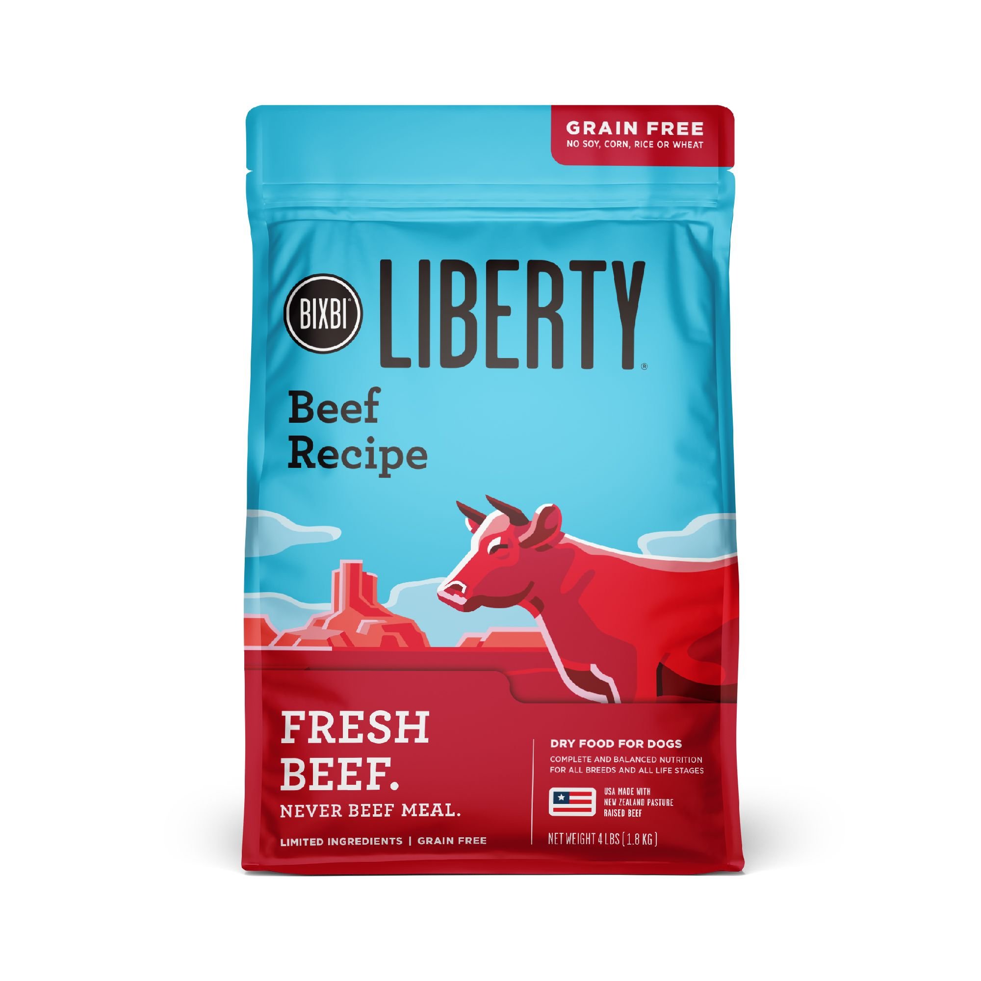 BIXBI Liberty Beef Recipe Grain Free Dry Dog Food reviews Chewy