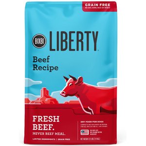 BIXBI Liberty Beef Recipe Grain-Free Dry Dog Food, 22-lb bag