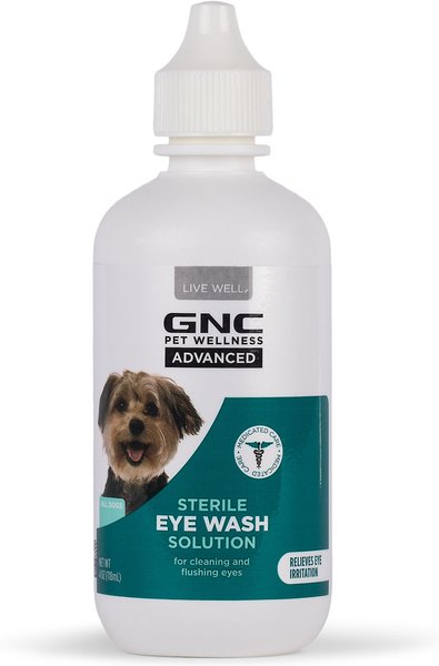 GNC Pet Wellness Advanced Sterile Dog & Cat Eye Wash, 4-oz bottle slide 1 of 4
