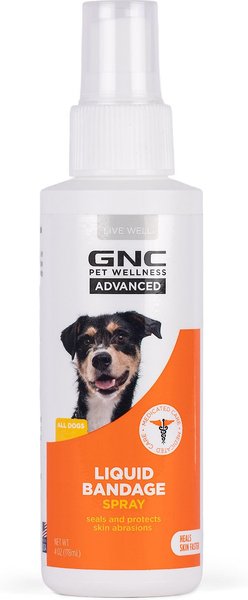 GNC Pet Wellness Advanced Liquid Bandage Dog & Cat Spray, 4-oz bottle slide 1 of 4