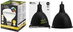 Reptile Systems 100 Watt D3 Basking Lamp & Black Clamp Lamp Bearded Dragon Kit