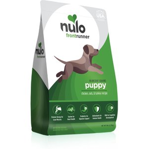 Nulo Frontrunner Ancient Grains Chicken, Oats & Turkey Puppy Dry Dog Food, 5-lb bag