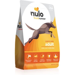 Nulo Frontrunner Ancient Grains Chicken, Oats & Turkey Adult Dry Dog Food, 5-lb bag