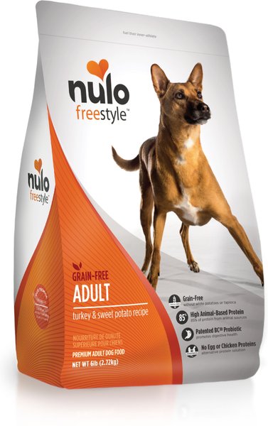 Nulo Freestyle Turkey & Sweet Potato Recipe Grain-Free Adult Dry Dog Food, 6-lb bag slide 1 of 3