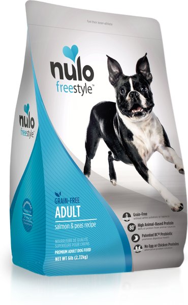 Nulo Freestyle Salmon & Peas Recipe Grain-Free Adult Dry Dog Food, 6-lb bag slide 1 of 3