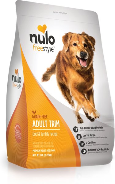 Nulo Freestyle Cod & Lentils Recipe Grain-Free Adult Trim Dry Dog Food, 6-lb bag slide 1 of 10