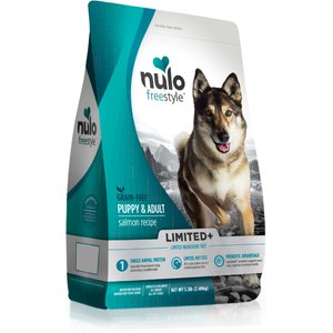 Nulo Freestyle Limited+ Salmon Recipe Grain-Free Puppy & Adult Dry Dog Food, 5.5-lb bag