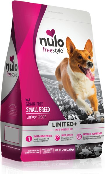 Nulo Freestyle Limited+ Turkey Recipe Small Breed Grain-Free Adult Dry Dog Food, 5.5-lb bag slide 1 of 9