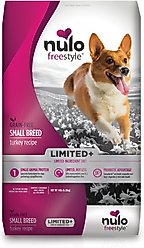 Nulo Freestyle Limited+ Turkey Recipe Small Breed Grain-Free Adult Dry Dog Food, 14-lb bag