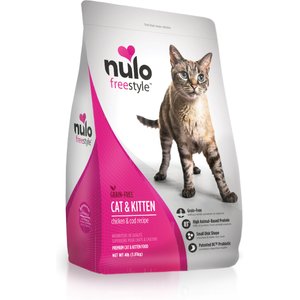 Nulo Freestyle Chicken & Cod Recipe Grain-Free Dry Cat & Kitten Food, 4-lb bag