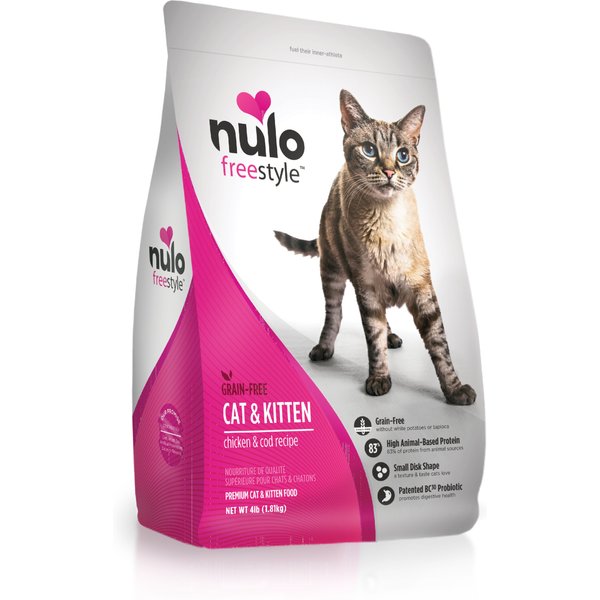 NULO Freestyle Turkey & Duck Recipe Grain-Free Dry Cat & Kitten Food, 4 ...