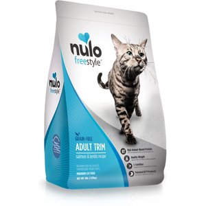 Nulo Freestyle Salmon & Lentils Recipe Grain-Free Adult Trim Dry Cat Food, 4-lb bag