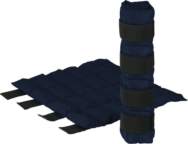 Horze Equestrian Cooling Horse Ice Wrap, Dark Navy, 2 count slide 1 of 3