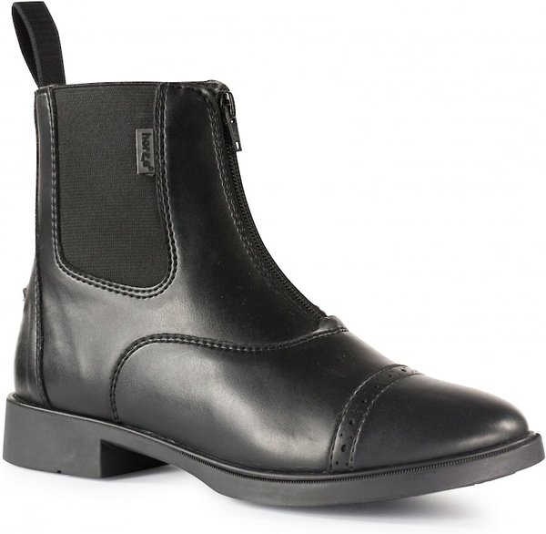 HORZE EQUESTRIAN Wexford Paddock Boots, Black, 7 - Chewy.com