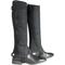 Show in main carousel: Horze Ribbed Amara Half Chaps, Black, Large slide 1 of 1