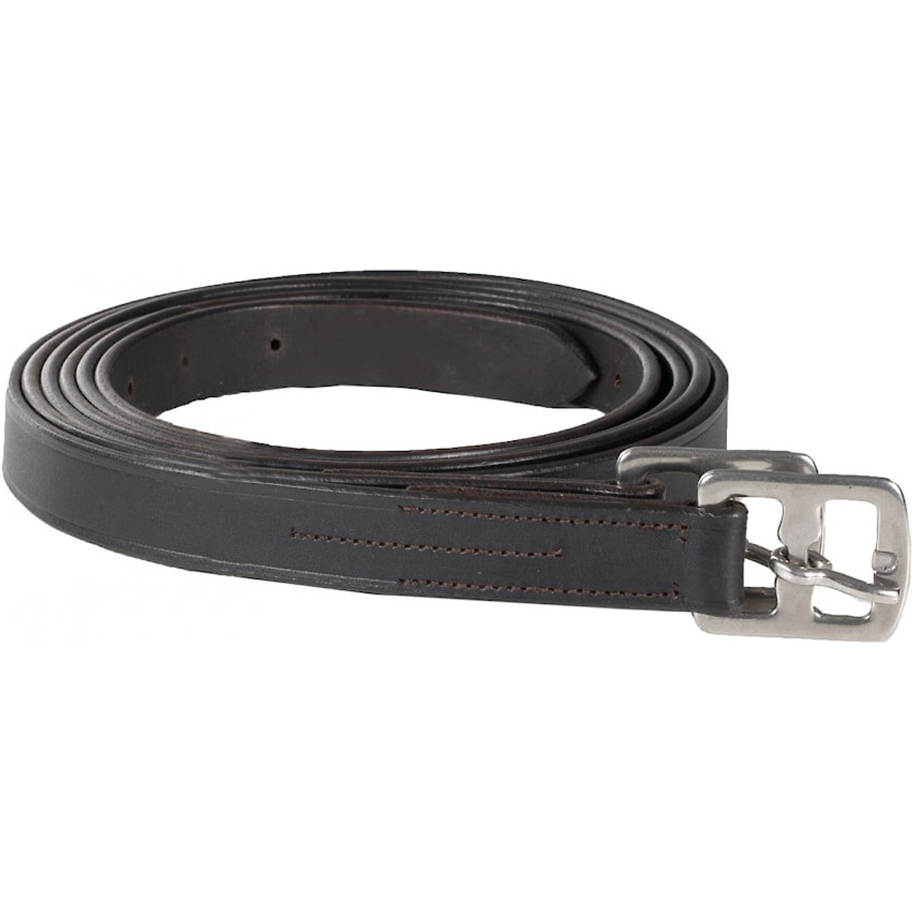 Horze Horse Stirrup Leathers, Dark Brown, 58-in