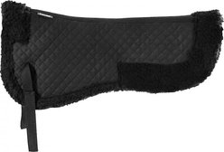 Horze Fur Horse Half Pad, Black, Horse