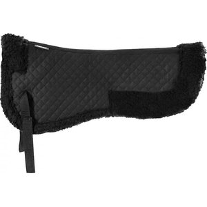 Horze Fur Horse Half Pad, Black, Horse