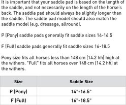 Horze Fur Horse Half Pad, Black, Horse slide 2 of 2