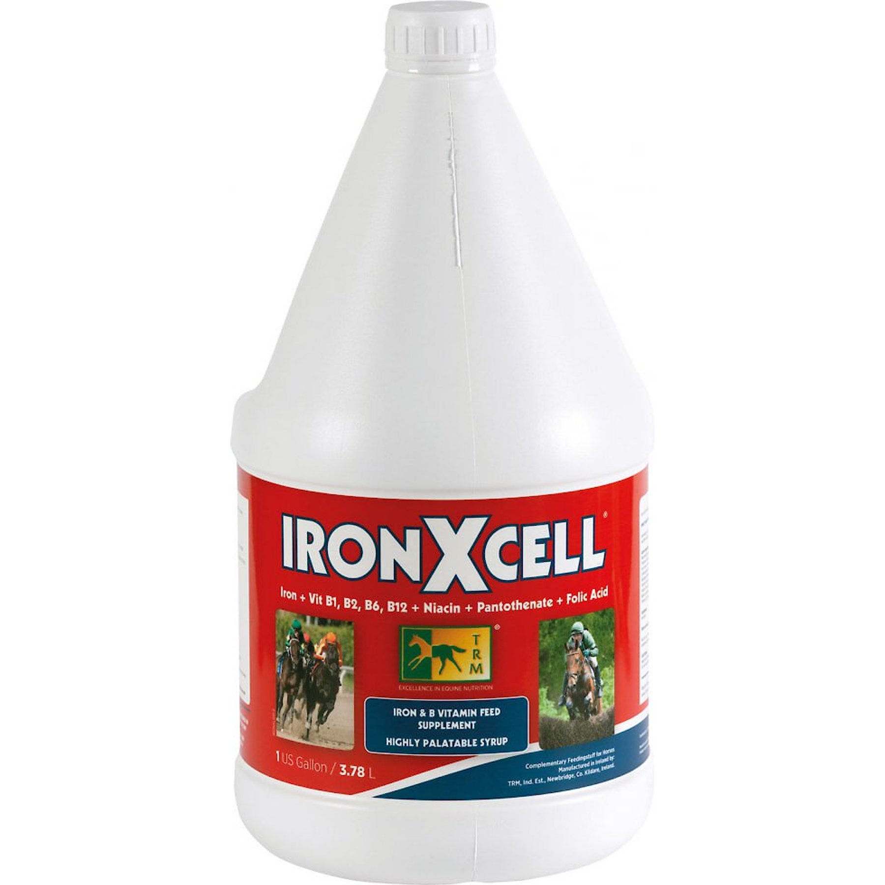 TRM IronXcell Performance & Recovery Liquid Horse Supplement, 1-gal bottle