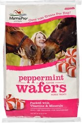 Manna Pro Peppermint flavored Wafers Horse Treats, 20-lb bag