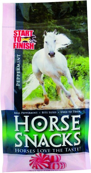 Manna Pro Start to Finish Peppermint Horse Treats, 5-lb bag slide 1 of 2