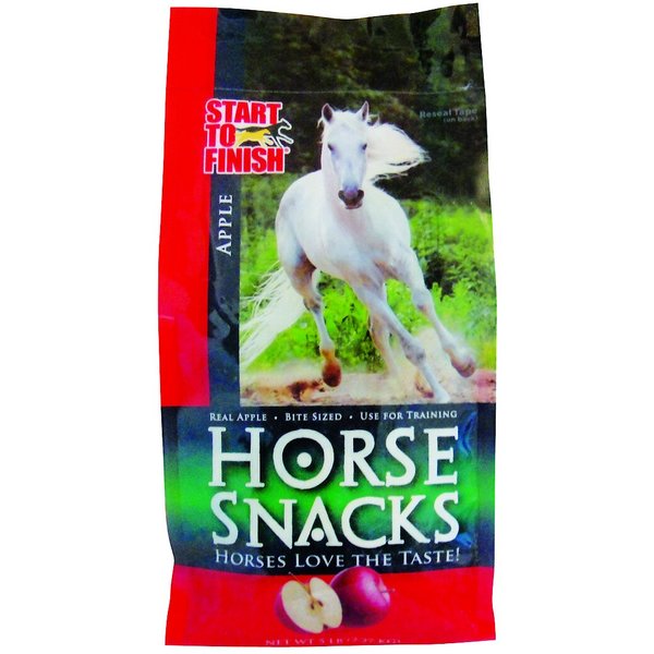 BUCKEYE NUTRITION AllNatural Apple Horse Treats, 4lb bag