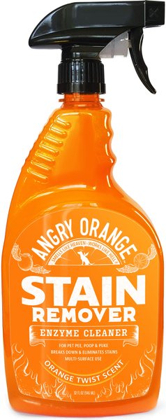 Angry Orange Bio-Enzymatic Pet Stain & Odor Eliminator Spray, 32-oz bottle slide 1 of 5
